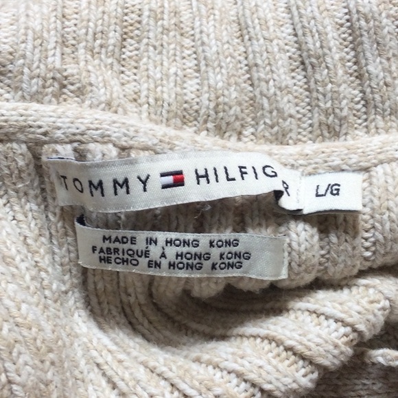 NWOT Tommy Hilfiger V-neck collared sweater - Picture 5 of 7